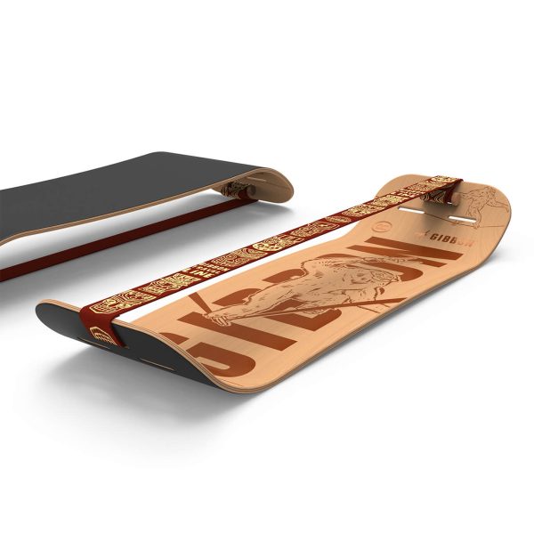 Giboard Set - Slackline Balance Board - Roots Rocker Travel
