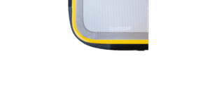 a close up of airtrack trampoline edge
