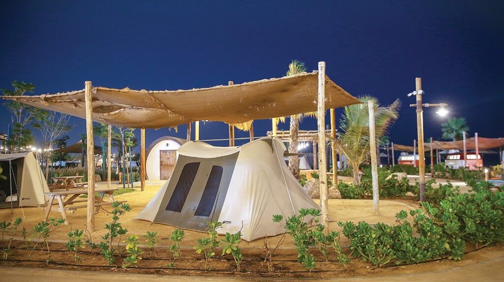 Bab Al Nojoum Hudayriyat Camp Hotel (on Hudayriyat Beach)