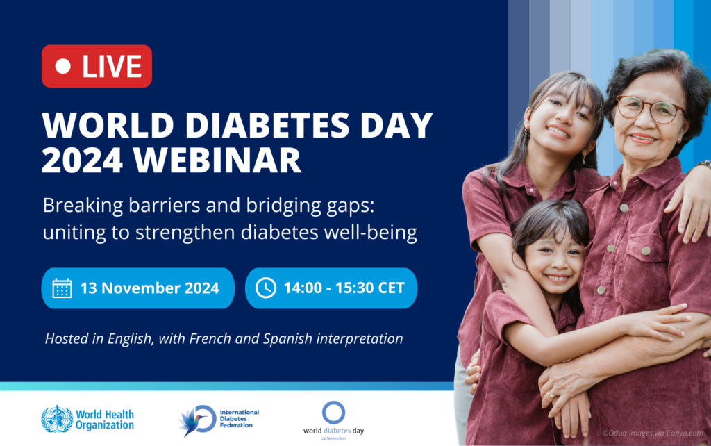 Diabetes Day joint webinar Breaking barriers and bridging gaps