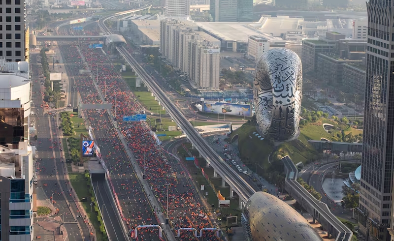 Route for Dubai Run 2024