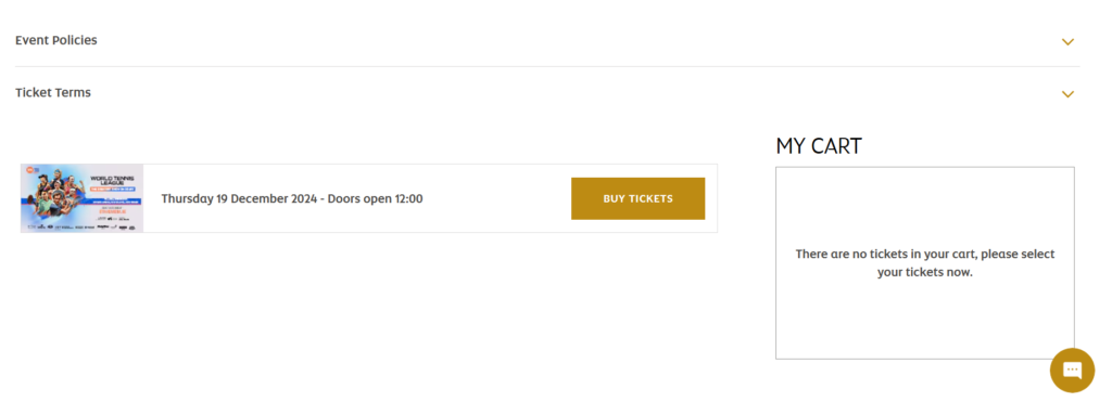 How to Buy World Tennis League Tickets Step by Step