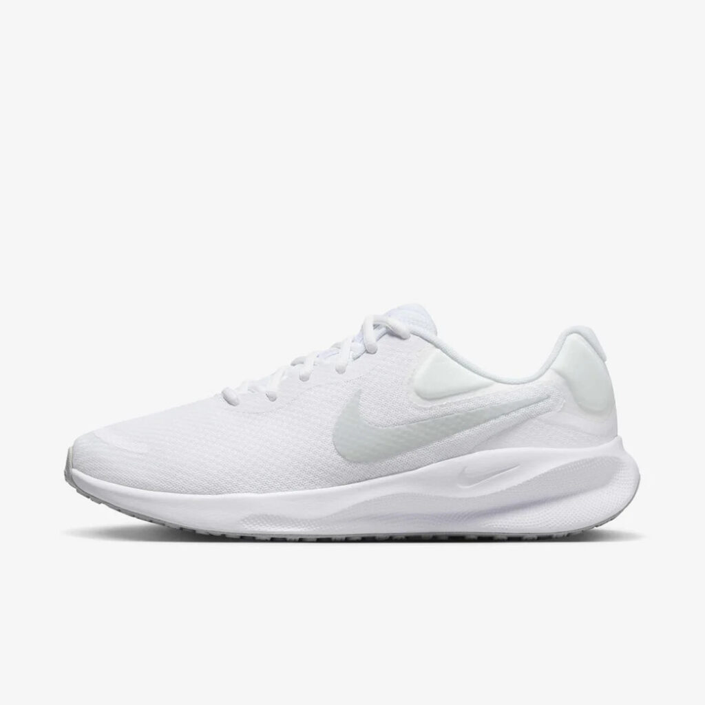 Branded shoes sale in Dubai 2025: Nike Revolution 7 men's road running shoes at a 54% discount. Available in multiple sizes and colors in Dubai Outlet Mall.
