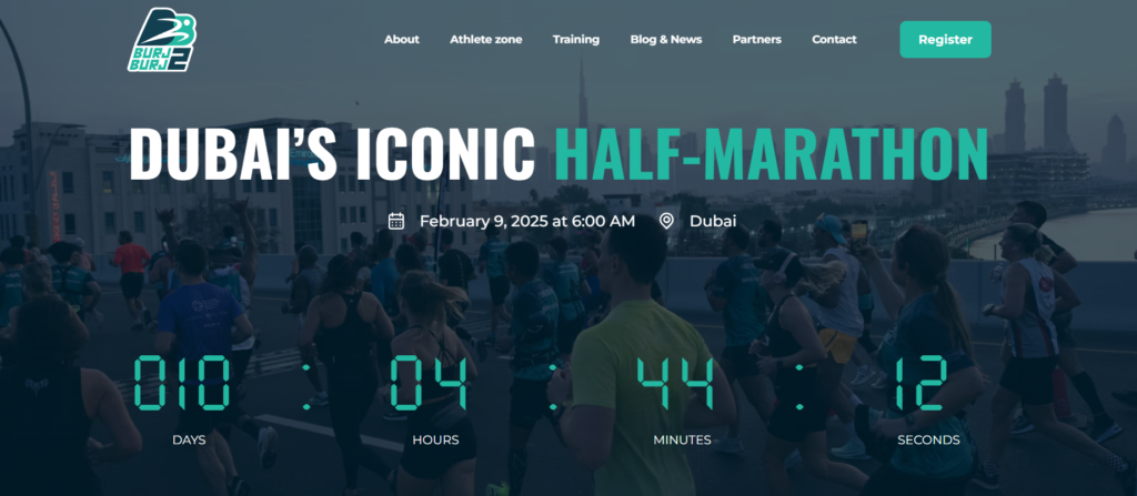 Burj2Burj 2025 Registration Process – Sign up for the Half Marathon