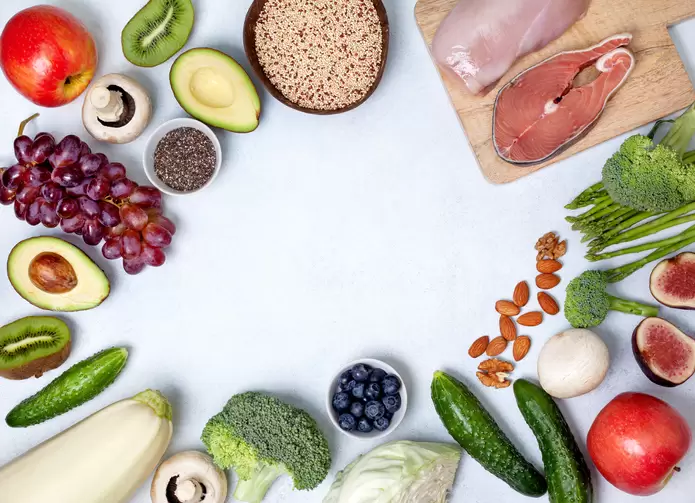 Mindful eating and organic foods for holistic wellness.