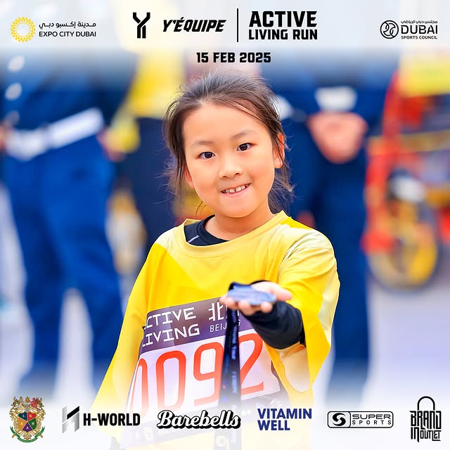Participants registering for Active Living Run 15 February 2025 in Dubai