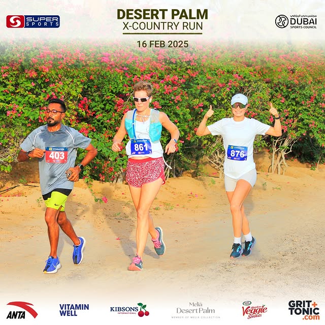 Winners of the Desert Palm X-Country Run Race 1 receiving their prizes.