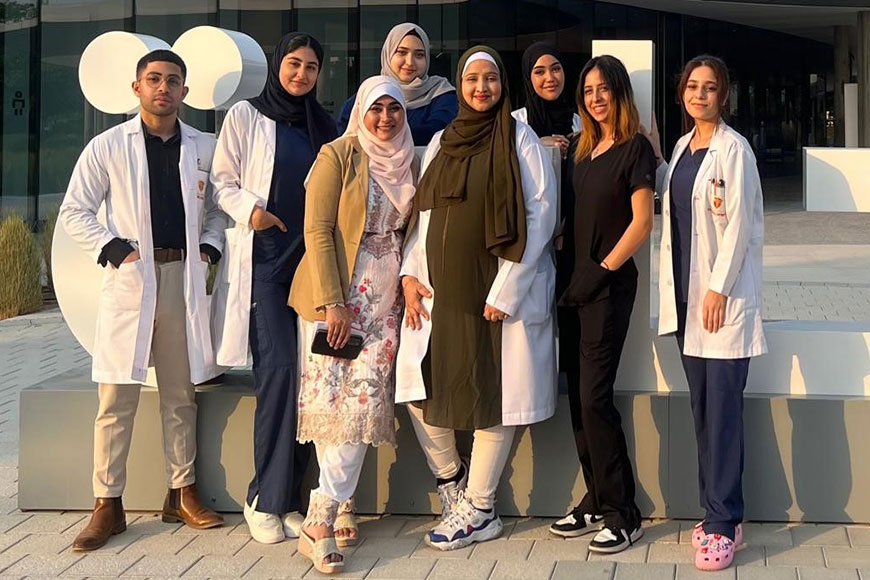 Photo of a community heart health event in the UAE during American Heart Month UAE, promoting cardiovascular disease prevention and healthy lifestyle initiatives
