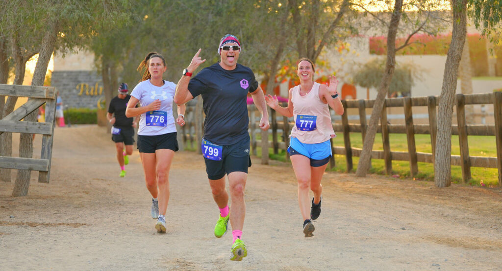 Athletes signing up for the Desert Palm X-Country Run 2025