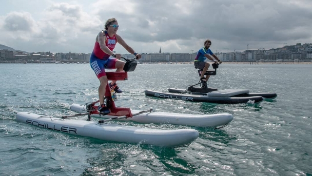 Waterbike for fitness in UAE used for a full-body water workout with joint-friendly exercise.