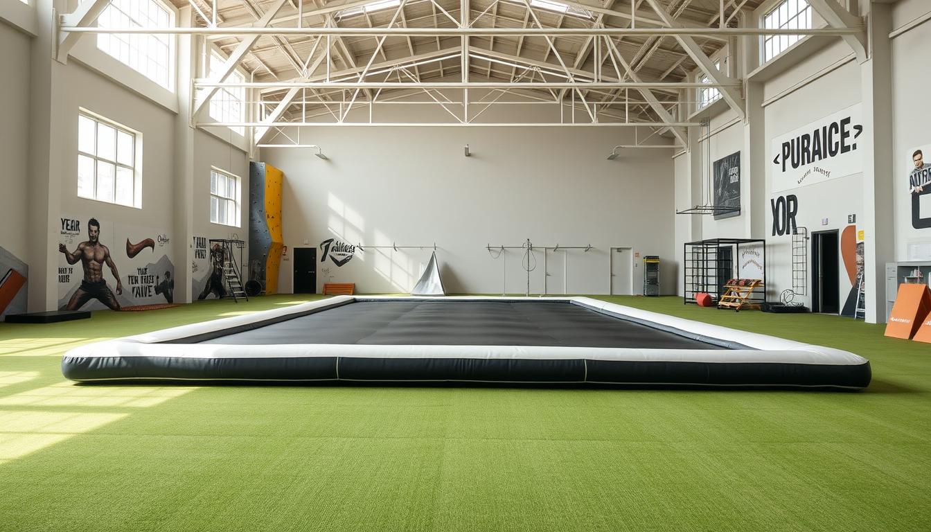 airtrack for parkour training
