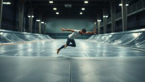 airtrack for parkour training